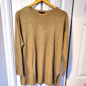 NWT Medium Elieen Fisher light knit sweater tunic, khaki color